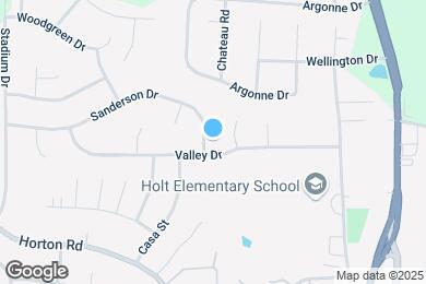 Map image of the property - Room in House on Sanderson Dr