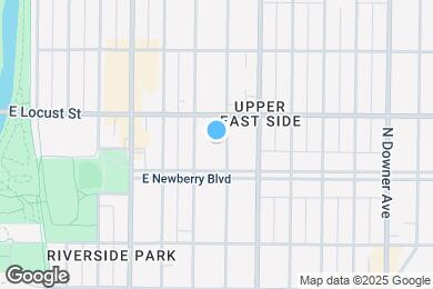 Map image of the property - 2831 N Frederick Ave