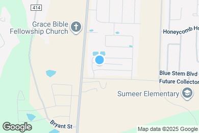 Map image of the property - Townhomes at Sam Rayburn