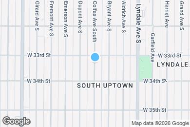 Map image of the property - 3319 Colfax Ave S
