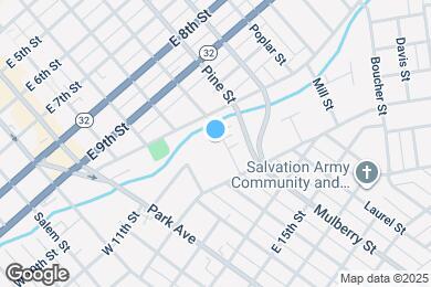 Map image of the property - 1130 Olive St