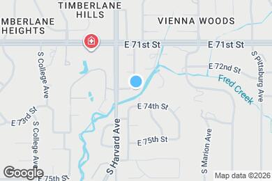 Map image of the property - 3324 E 73rd St