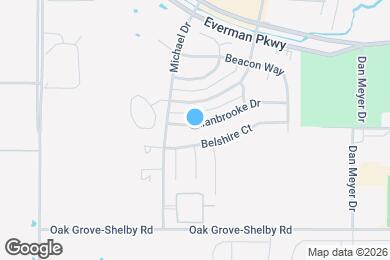 Map image of the property - 1824 Alanbrooke Dr