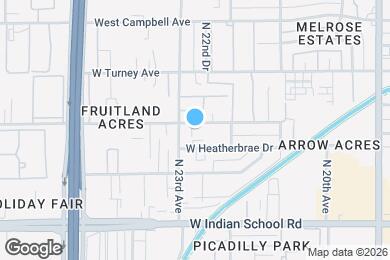 Map image of the property - 2245 W Glenrosa Ave