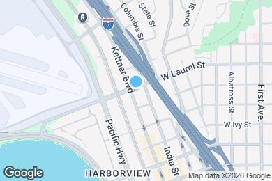 Map image of the property - 961 W Laurel St