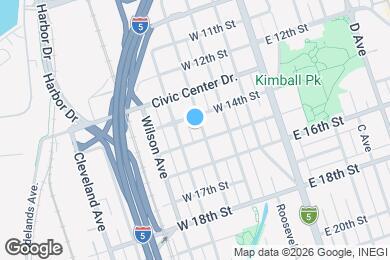 Map image of the property - 1420 Coolidge Ave