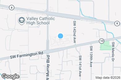 Map image of the property - 4550 SW Murray Blvd