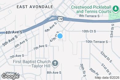 Map image of the property - 728 47th Way S