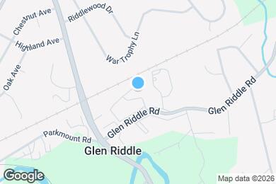 Map image of the property - Glen Riddle Apartments