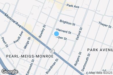 Map image of the property - 25 Harper St