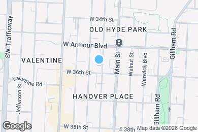 Map image of the property - 3532 Baltimore Ave