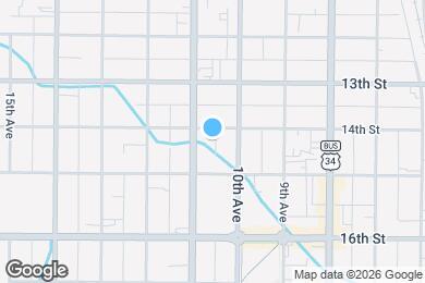 Map image of the property - 1018 14th St