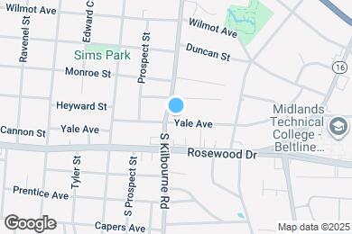 Map image of the property - 3803 Yale Ave
