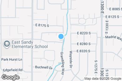 Map image of the property - 1125 E Fallbrook Way