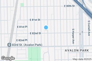 Map image of the property - 8148 S Kenwood Ave