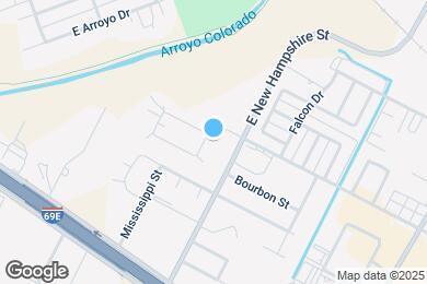 Map image of the property - 808 W Arroyo Park Ln