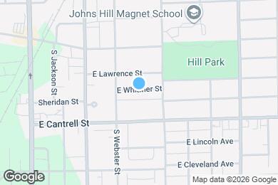 Map image of the property - 767 E Whitmer St