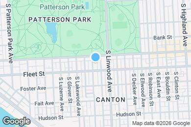 Map image of the property - 509 S Kenwood Ave
