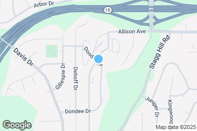 Map image of the property - 801 Dondee Dr