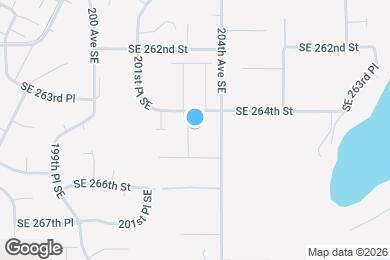 Map image of the property - 26412 203rd Ave SE