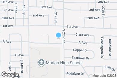 Map image of the property - 275 S 21st Street Ct
