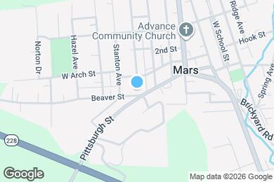 Map image of the property - 402 Beaver St