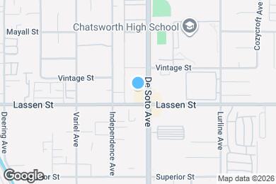 Map image of the property - 9919 De Soto Ave