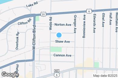 Map image of the property - 17456 Shaw Ave