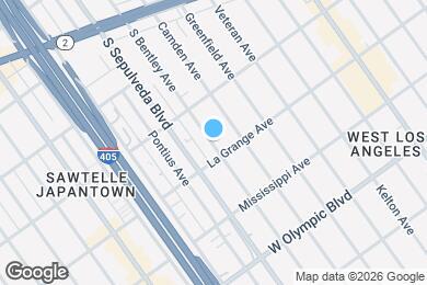 Map image of the property - 1950 S Bentley Ave