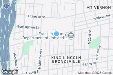 Map image of the property - 973 1/2 Mount Vernon Ave