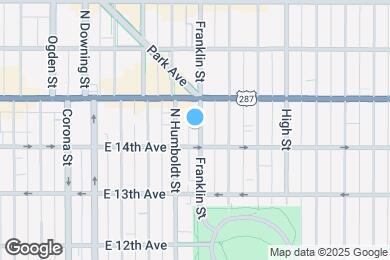 Map image of the property - 1427 N Franklin St