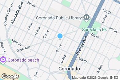 Map image of the property - 830 E Ave