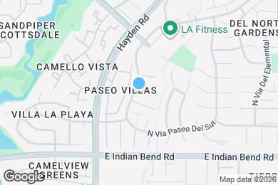 Map image of the property - 8109 E Vía Sonrisa