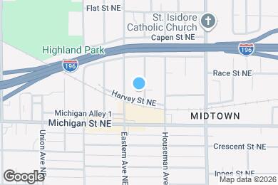 Map image of the property - 447 Emerald Ave NE