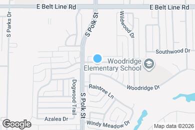 Map image of the property - 806 Longleaf Dr