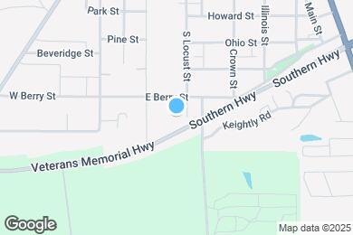 Map image of the property - 1108 S Locust St