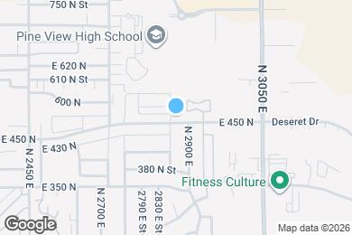 Map image of the property - 2801 E 450 N