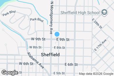 Map image of the property - 105 E 9th St