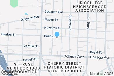 Map image of the property - 618 Benton St