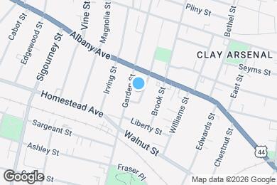 Map image of the property - 43 Bedford St