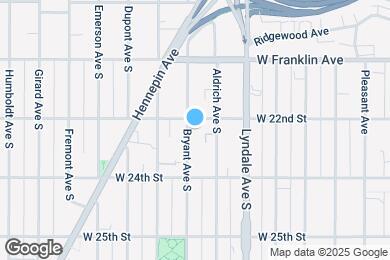 Map image of the property - 2205 Bryant Ave S