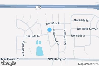 Map image of the property - 8609 N McDonald Ave