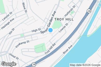 Map image of the property - 1350 Herman St