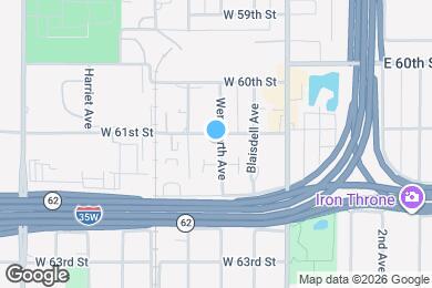 Map image of the property - Windom Gables Townhomes