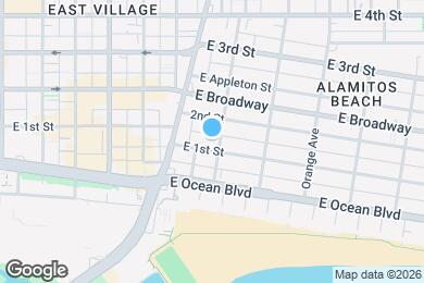 Map image of the property - 933 E 1st St