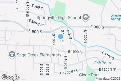 Map image of the property - 958 S 1060 E