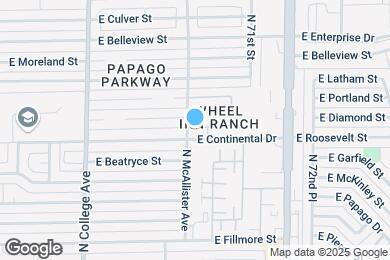 Map image of the property - 7009 E Ainsley May Way