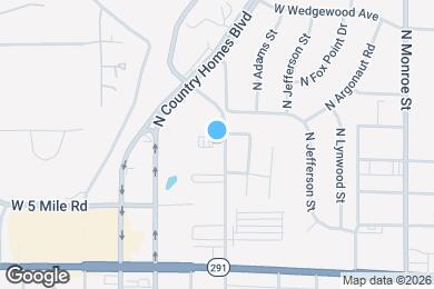 Map image of the property - Cedar Flats