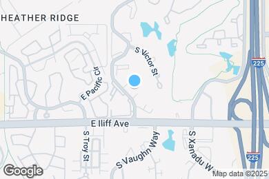 Map image of the property - 2230 S. Vaughn Way. Unit 104.