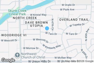 Map image of the property - 4762 W Taro Dr